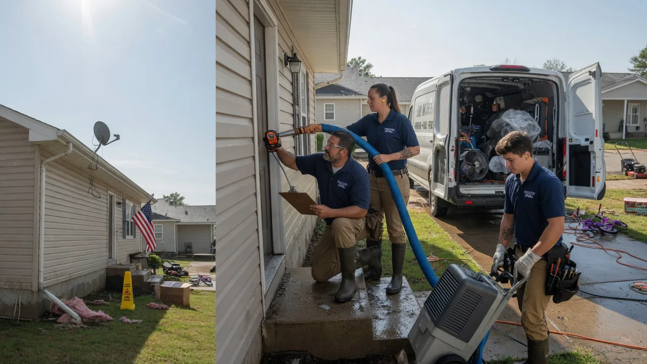 Ceiling Water Damage Restoration in Belgrade, NE near me